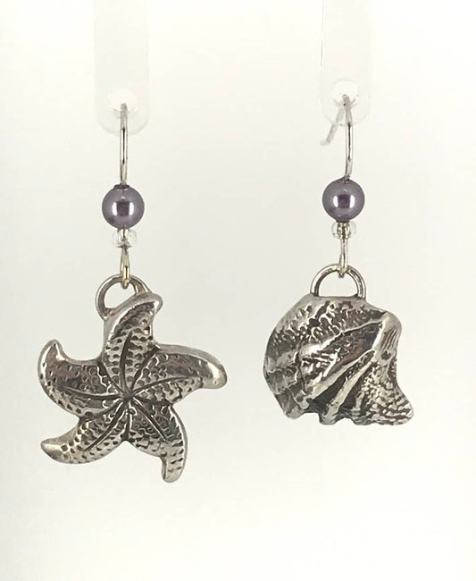 Sea Life Fine silver Earrings