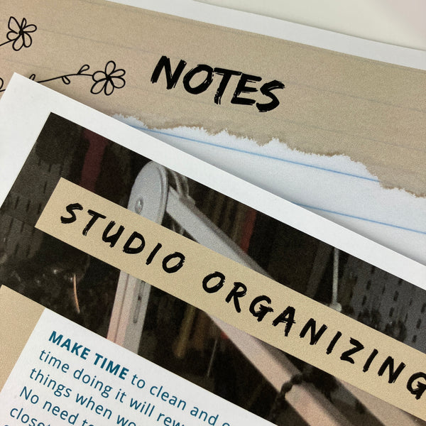 Studio Organizing Tips