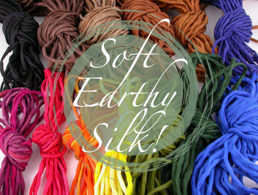 Earthy Browns Silk Necklace Cords