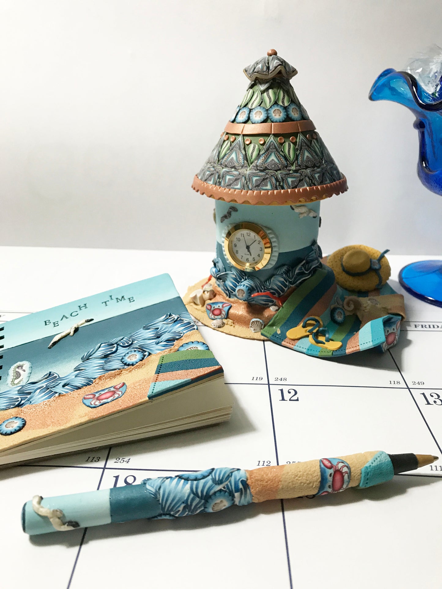 Time to Dream Seashore Clock