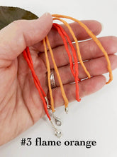 Load image into Gallery viewer, Vibrant Colored Silk Necklace Cords
