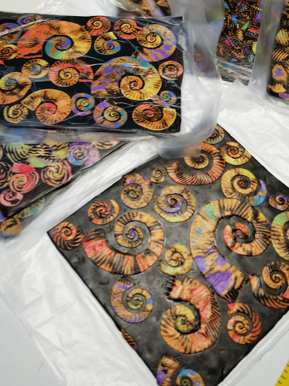 Symphony of Colorful Swirls Polymer Clay Pattern by Linda Stiles Smith of NatureScapes Studio.