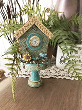Load image into Gallery viewer, Live in the Moment Cupcake Stand- Desk Clock

