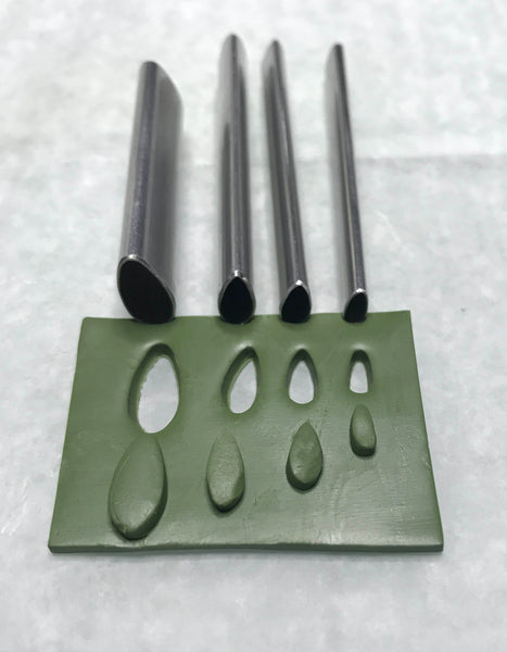 Petal/leaf shape Aluminum  Clay Punch Cutter™ SET ONLY - CLOSELOUT SALE!