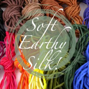 Earthy Browns Silk Necklace Cords