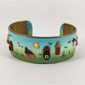 Blue Sky Landscape Bracelet